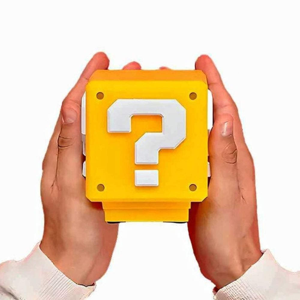 LÁMPARA CUBO CON SIGNO DE INTERROGACIÓN SUPER MARIO BROS.