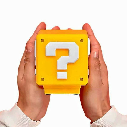 LÁMPARA CUBO CON SIGNO DE INTERROGACIÓN SUPER MARIO BROS.