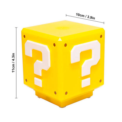 LÁMPARA CUBO CON SIGNO DE INTERROGACIÓN SUPER MARIO BROS.